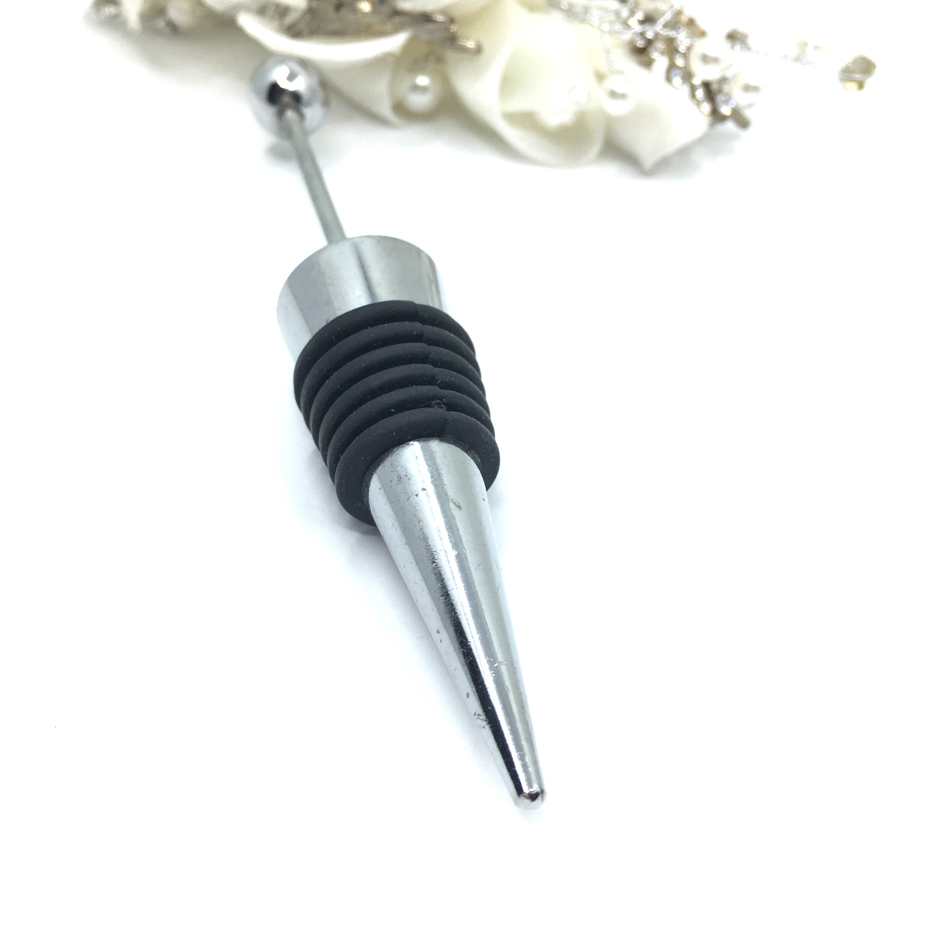European Beadable Cutlery Wine Stopper | Bellaire Wholesale