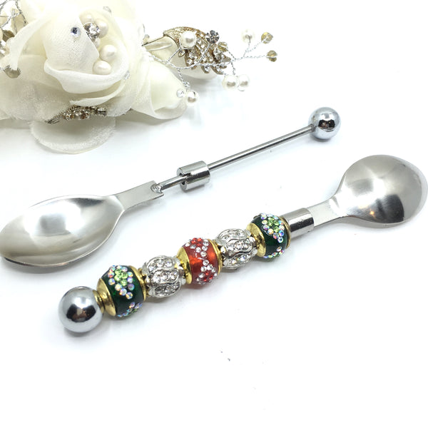 European Beadable Cutlery Decorative Teaspoon | Bellaire Wholesale