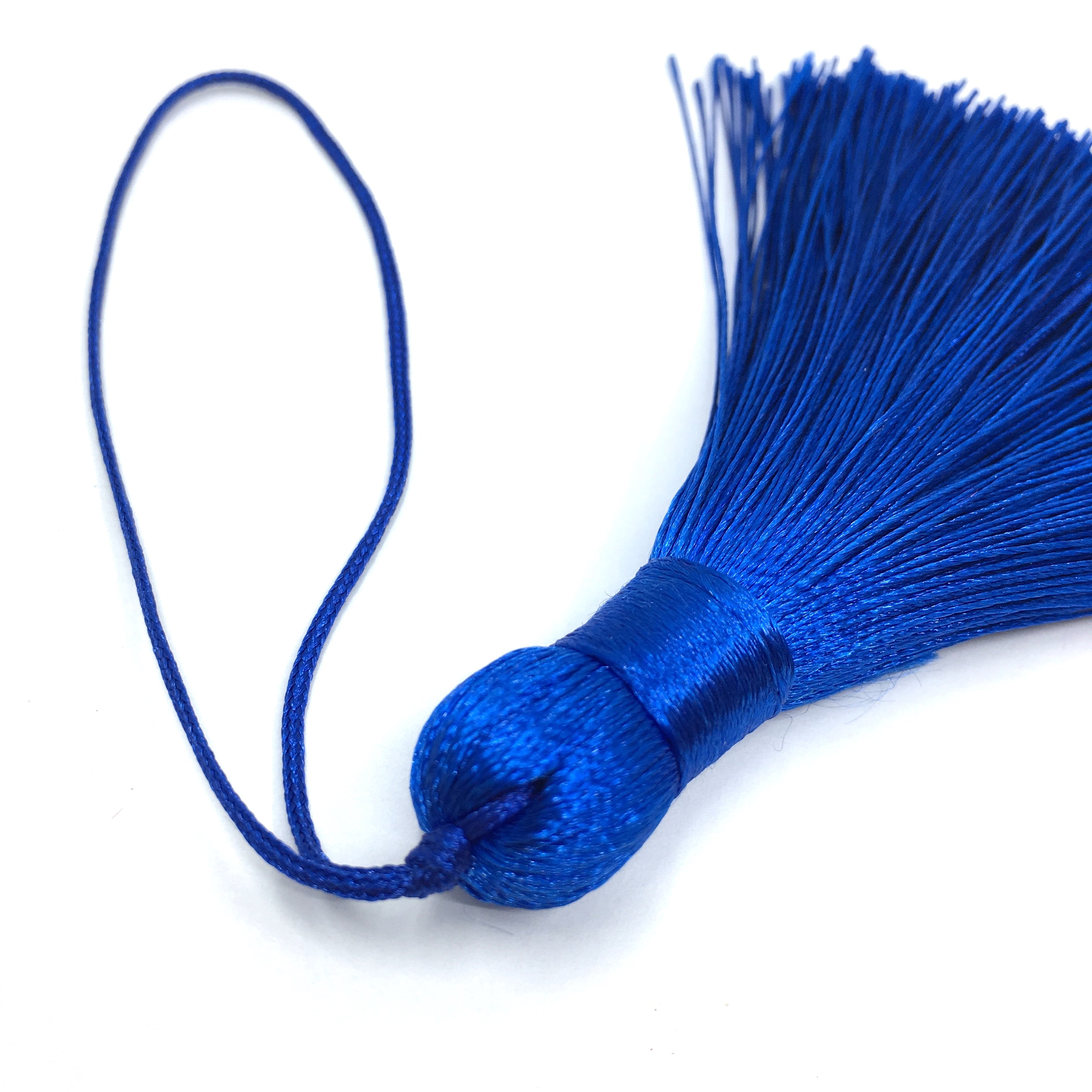 Navy Blue Silk Tassel for Jewelry Making | Bellaire Wholesale