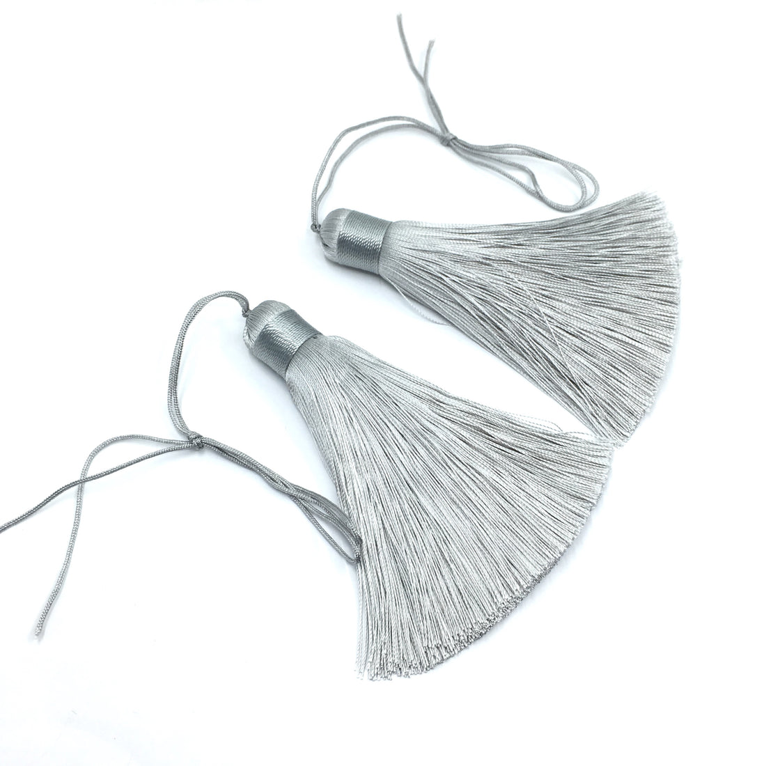Grey Silk Tassel for Jewelry Making | Bellaire Wholesale