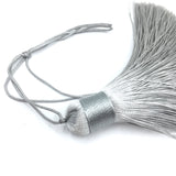 Grey Silk Tassel for Jewelry Making | Bellaire Wholesale