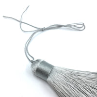 Grey Silk Tassel for Jewelry Making | Bellaire Wholesale
