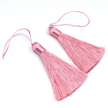 Pink Silk Tassel for Jewelry Making | Bellaire Wholesale