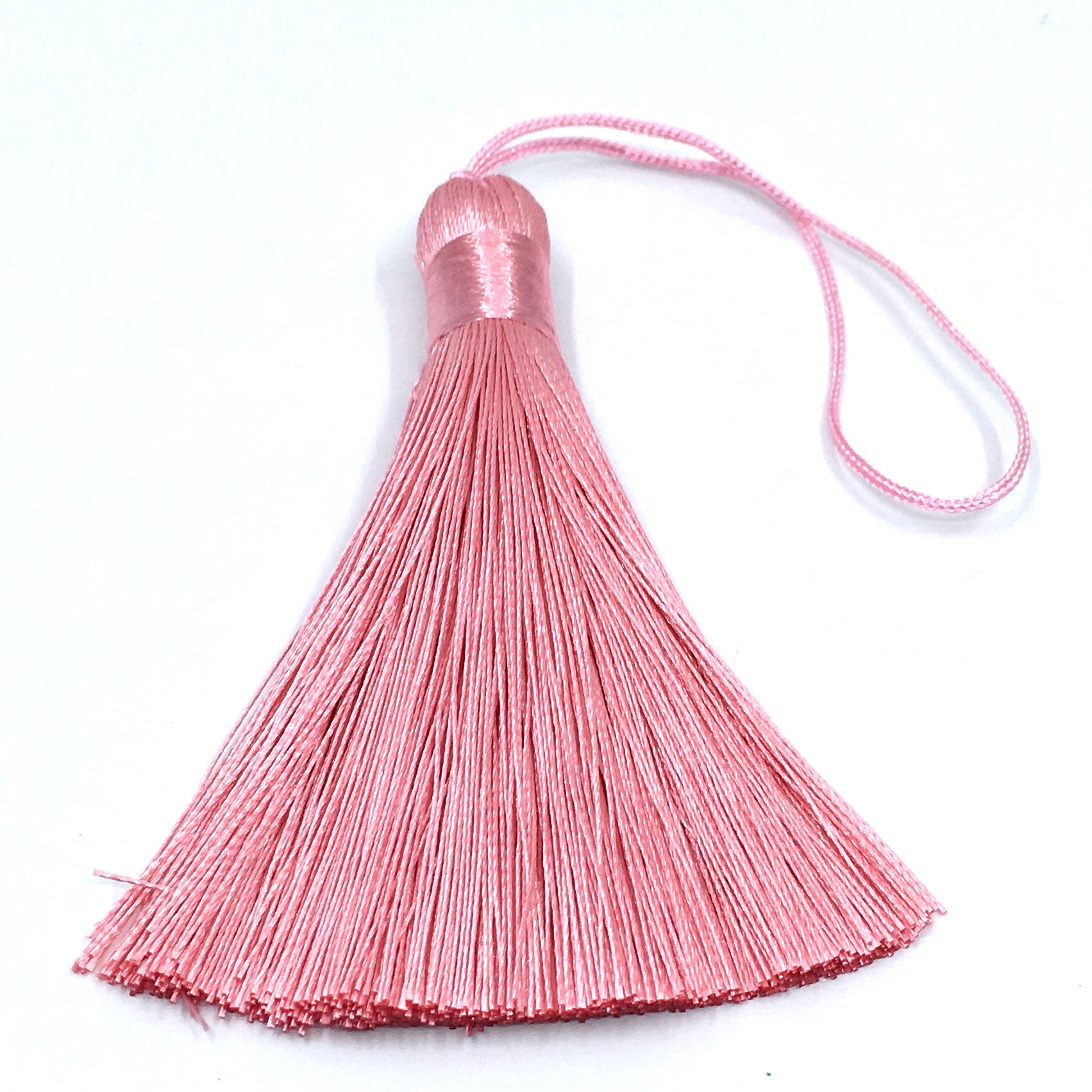 Pink Silk Tassel for Jewelry Making | Bellaire Wholesale