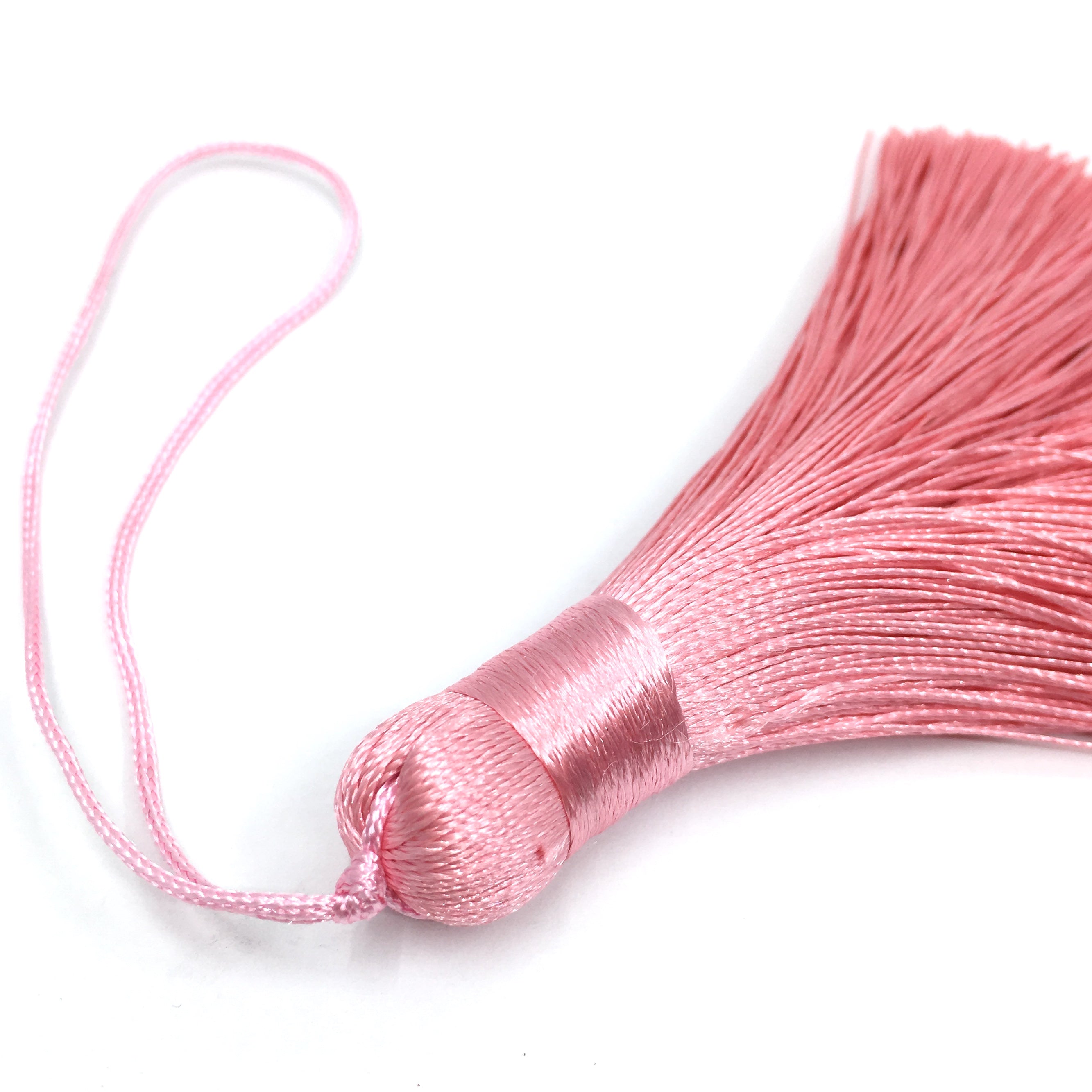 Pink Silk Tassel for Jewelry Making | Bellaire Wholesale