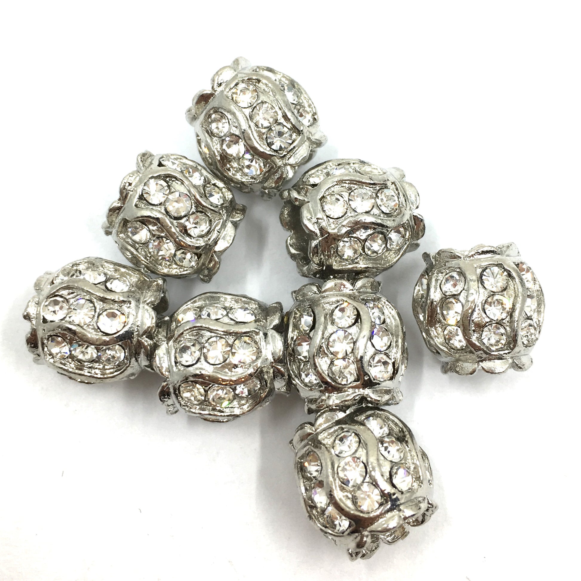 Drum Shape Alloy Accent Beads | Bellaire Wholesale