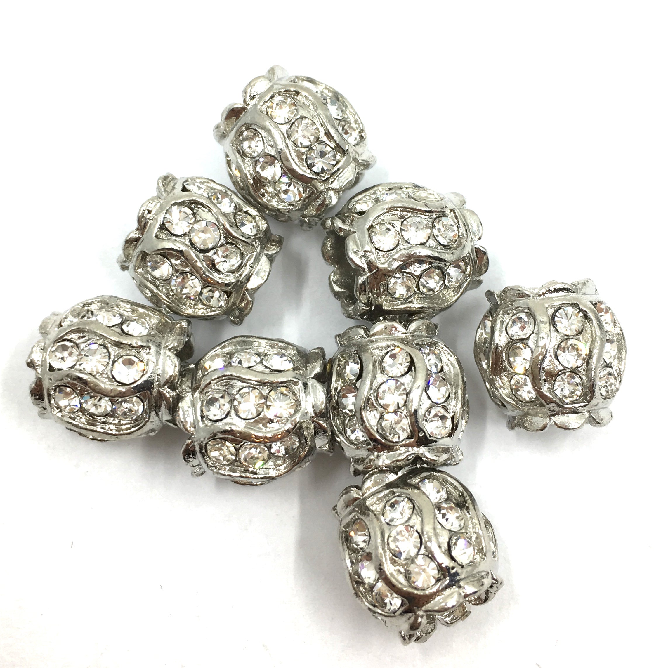 Drum Shape Alloy Accent Beads | Bellaire Wholesale