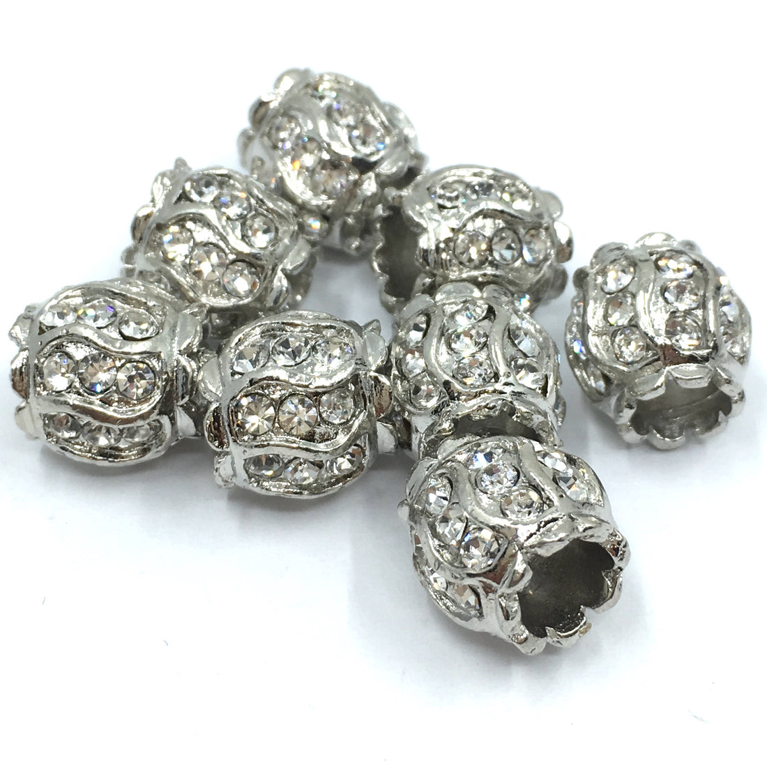 Drum Shape Alloy Accent Beads | Bellaire Wholesale