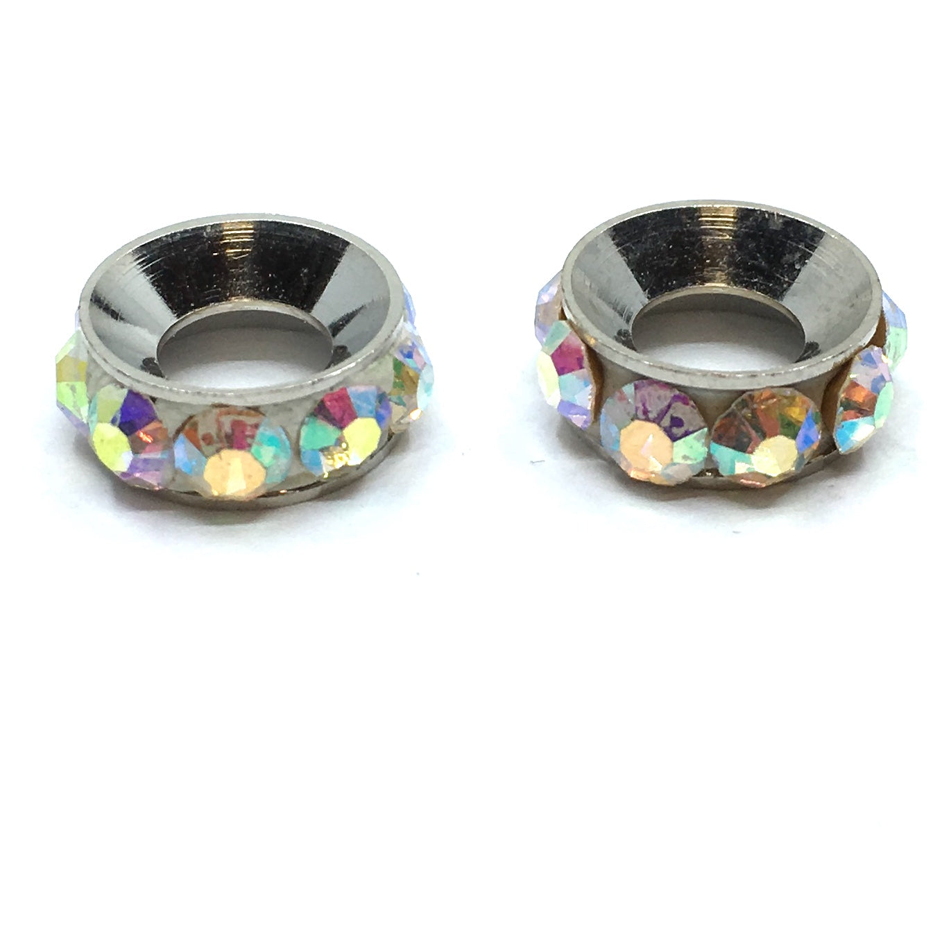 Gunmetal Round Alloy Rondelle Beads | Bellaire Wholesale