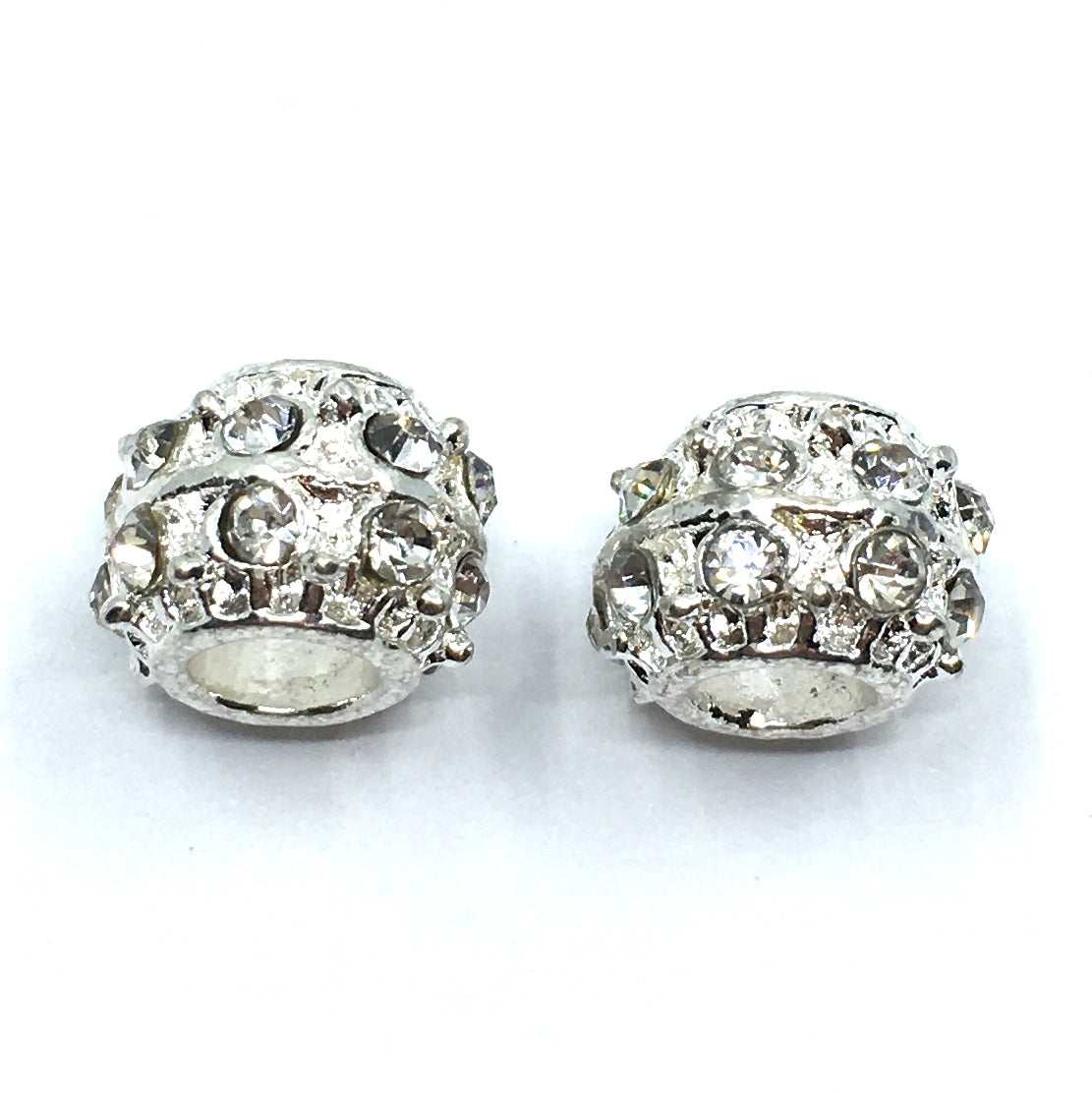 Silver Round Rondelle Beads | Bellaire Wholesale