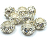 Silver Round Rondelle Beads | Bellaire Wholesale