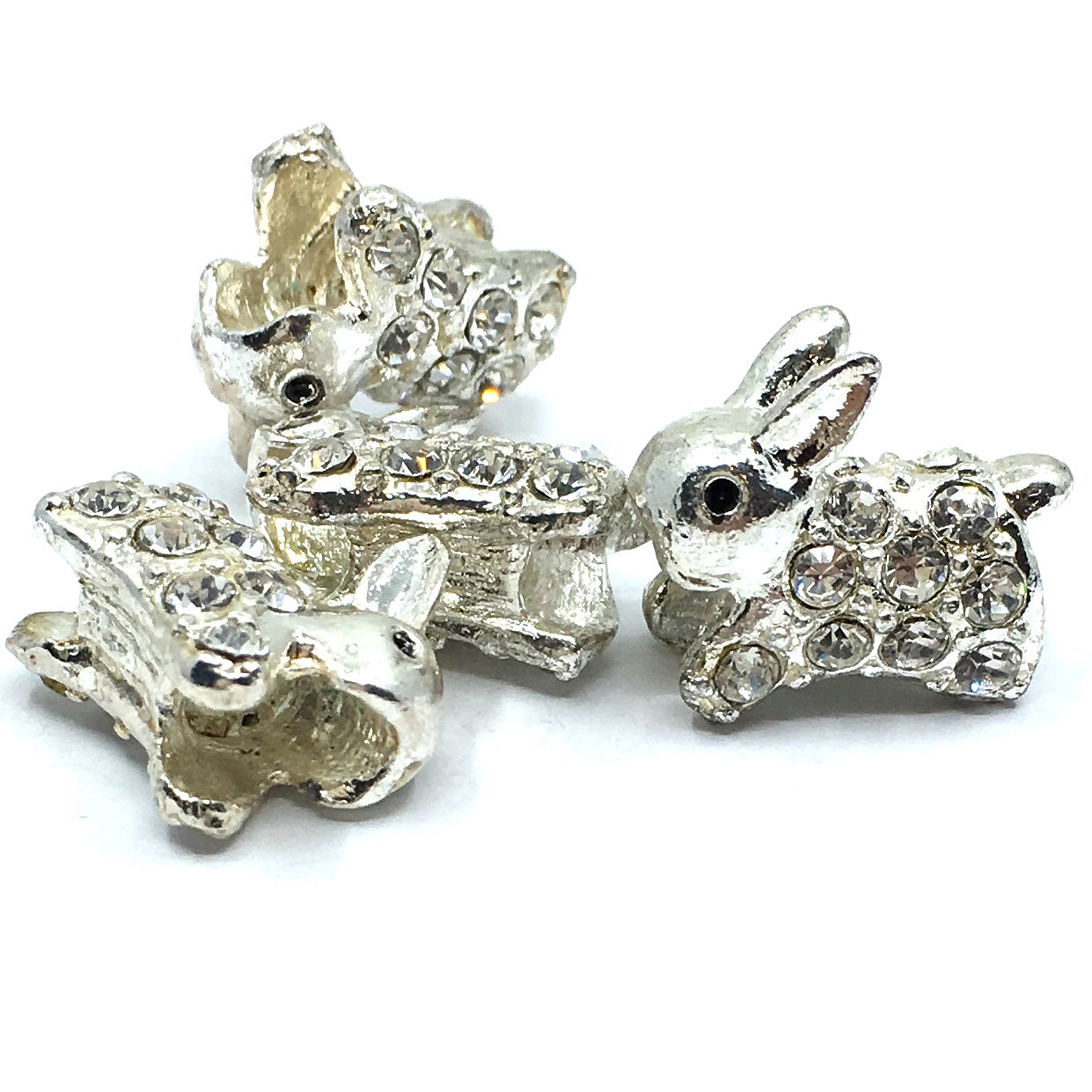 Alloy Silver Bunny Beads | Bellaire Wholesale