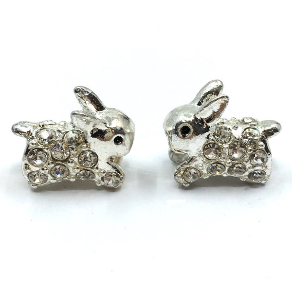 Alloy Silver Bunny Beads | Bellaire Wholesale