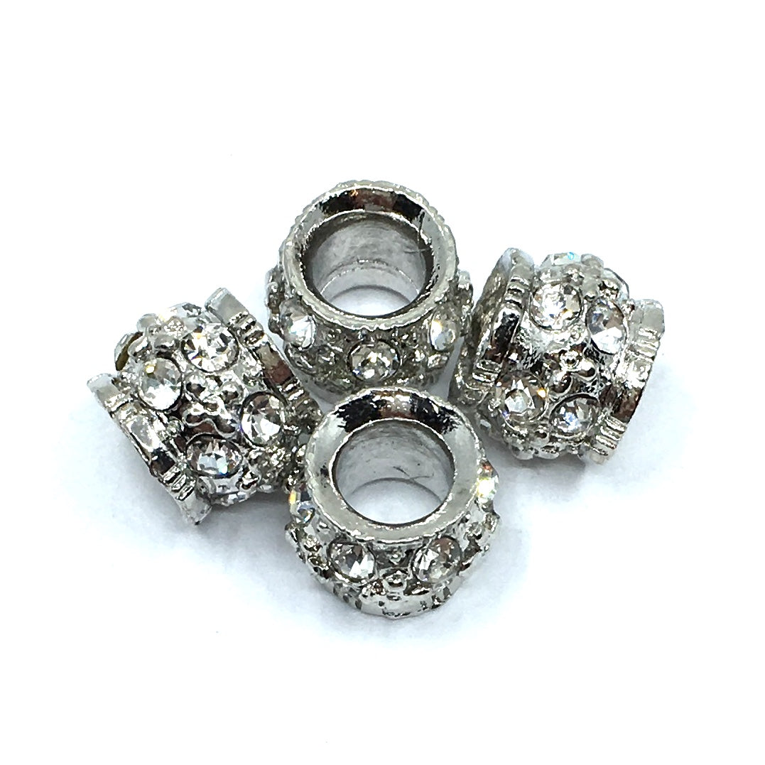 Rhodium Alloy Round Beads | Bellaire Wholesale