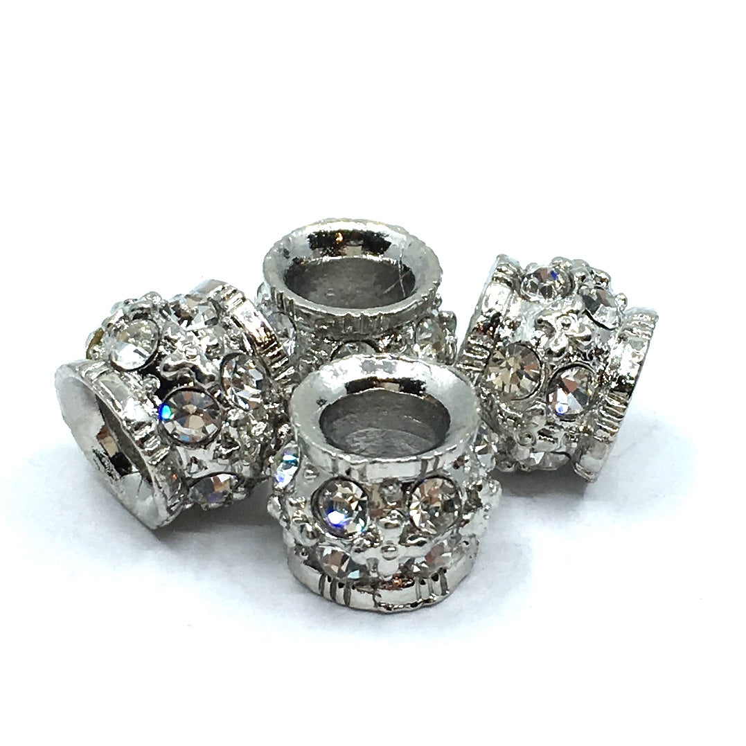 Rhodium Alloy Round Beads | Bellaire Wholesale