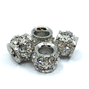 Rhodium Alloy Round Beads | Bellaire Wholesale