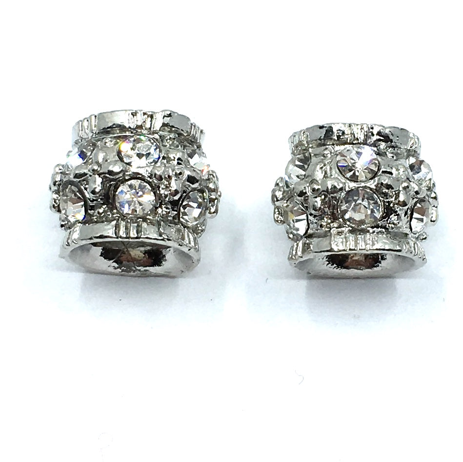 Rhodium Alloy Round Beads | Bellaire Wholesale