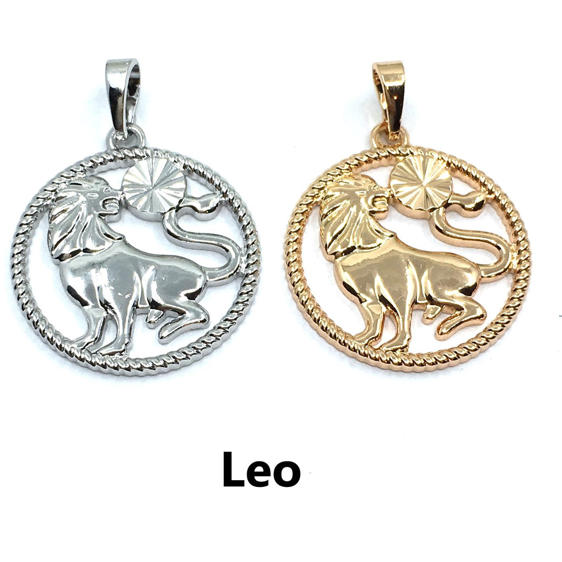 Silver Zodiac Symbol Leo Pendant | Bellaire Wholesale