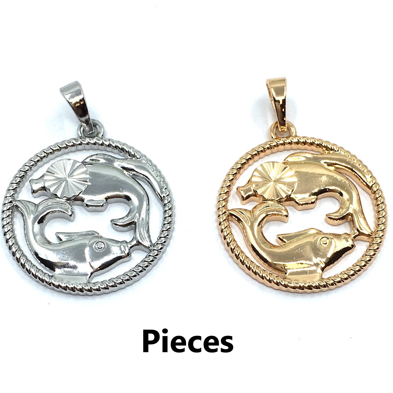 Silver Zodiac Symbol Pieces Pendant | Bellaire Wholesale