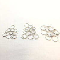 Silver Plated Key Chain Rings, 8mm, 10mm, 12mm | Bellaire Wholesale