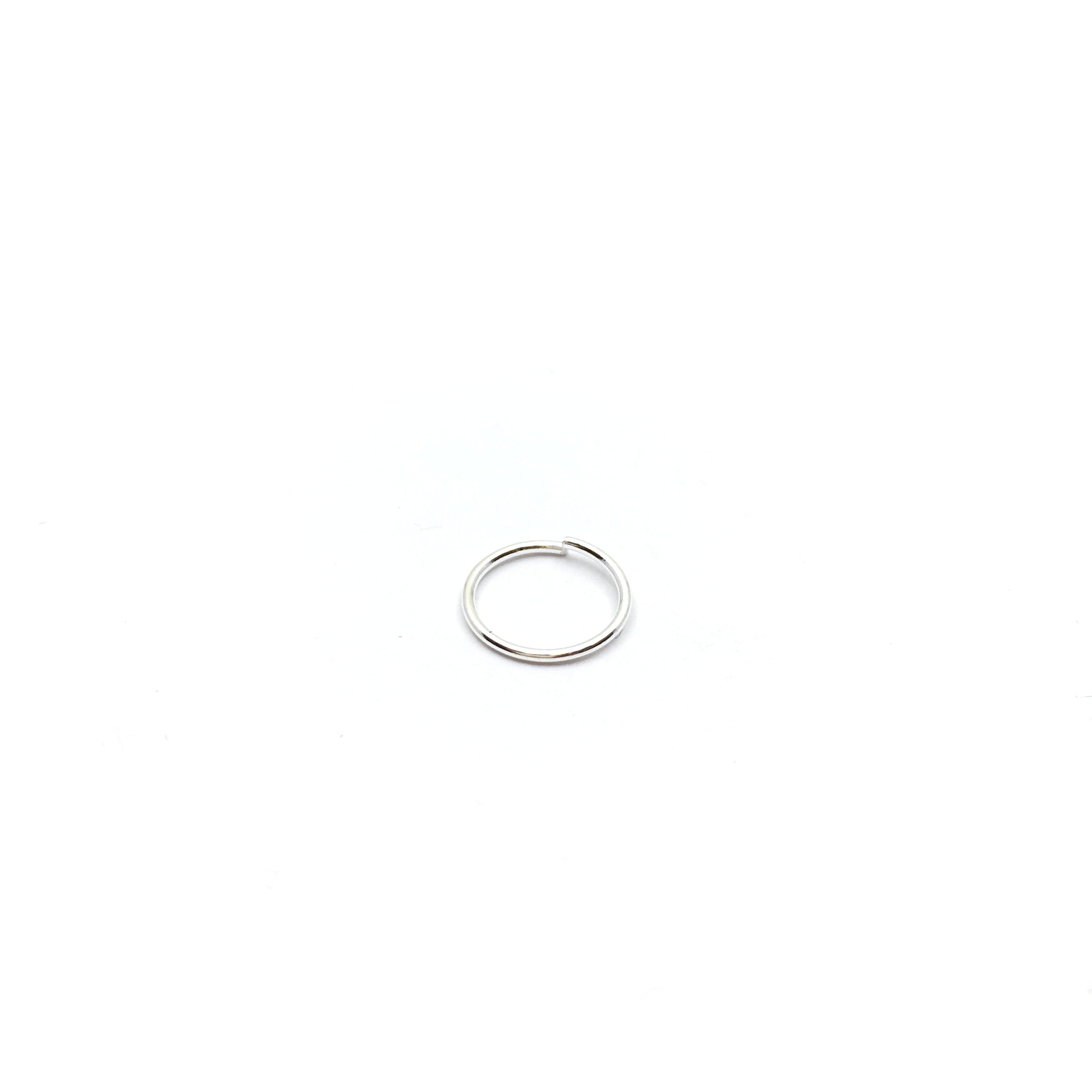 Silver Plated Key Chain Rings, 8mm, 10mm, 12mm | Bellaire Wholesale
