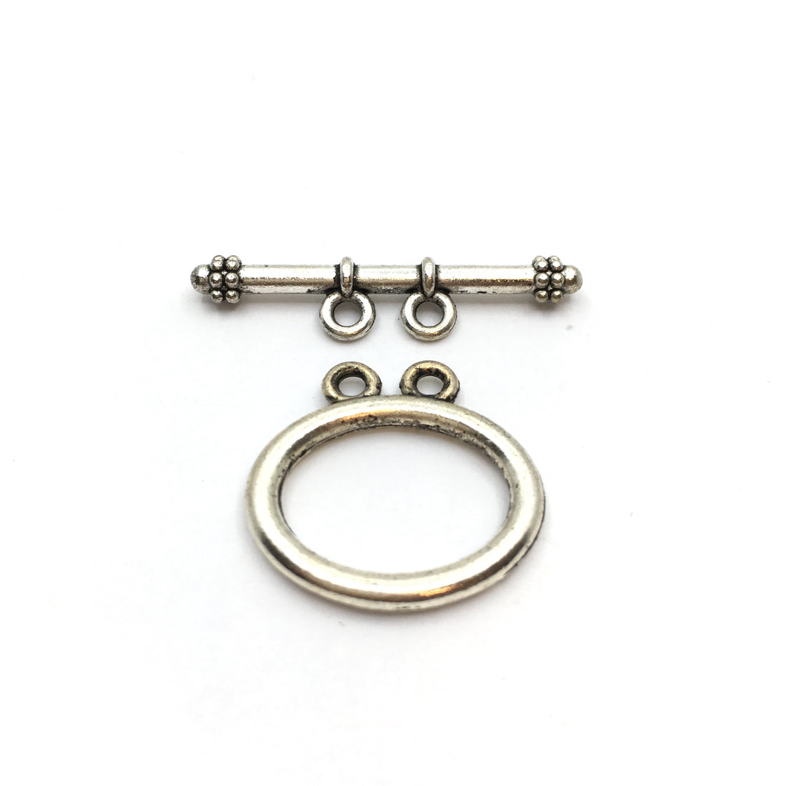 8 set of 2 Strand Rhodium Alloy Toggle | Bellaire Wholesale
