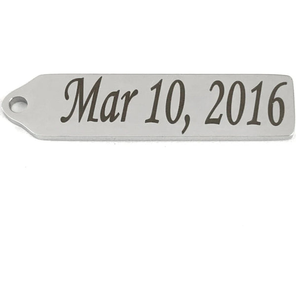 Your Own Text Rectangle Custom Tag | Bellaire Wholesale