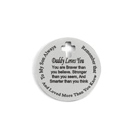 To My Son Remember... Personalized Charm | Bellaire Wholesale