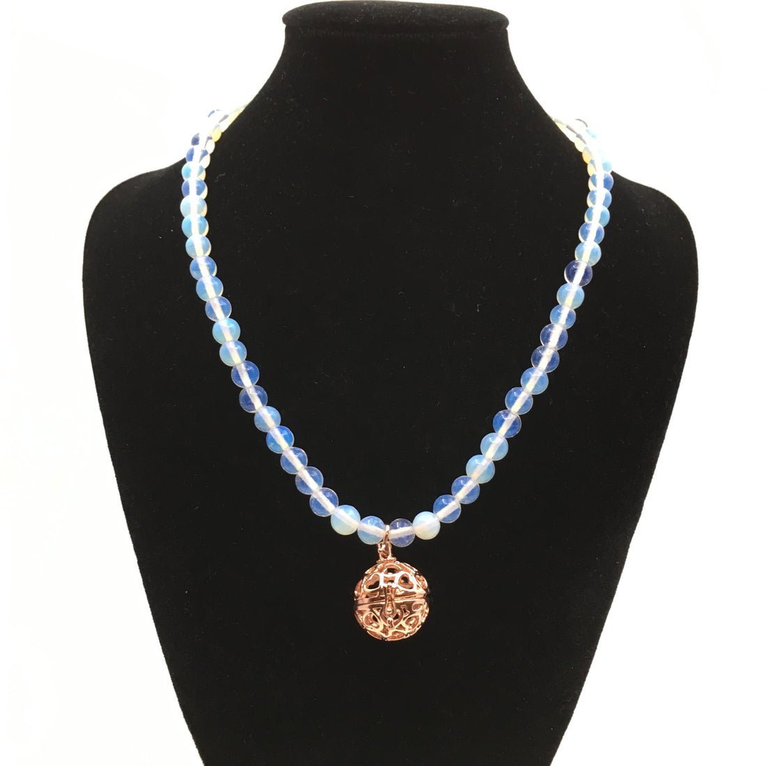 Rose Gold Round Cage Brass Pendant | Bellaire Wholesale
