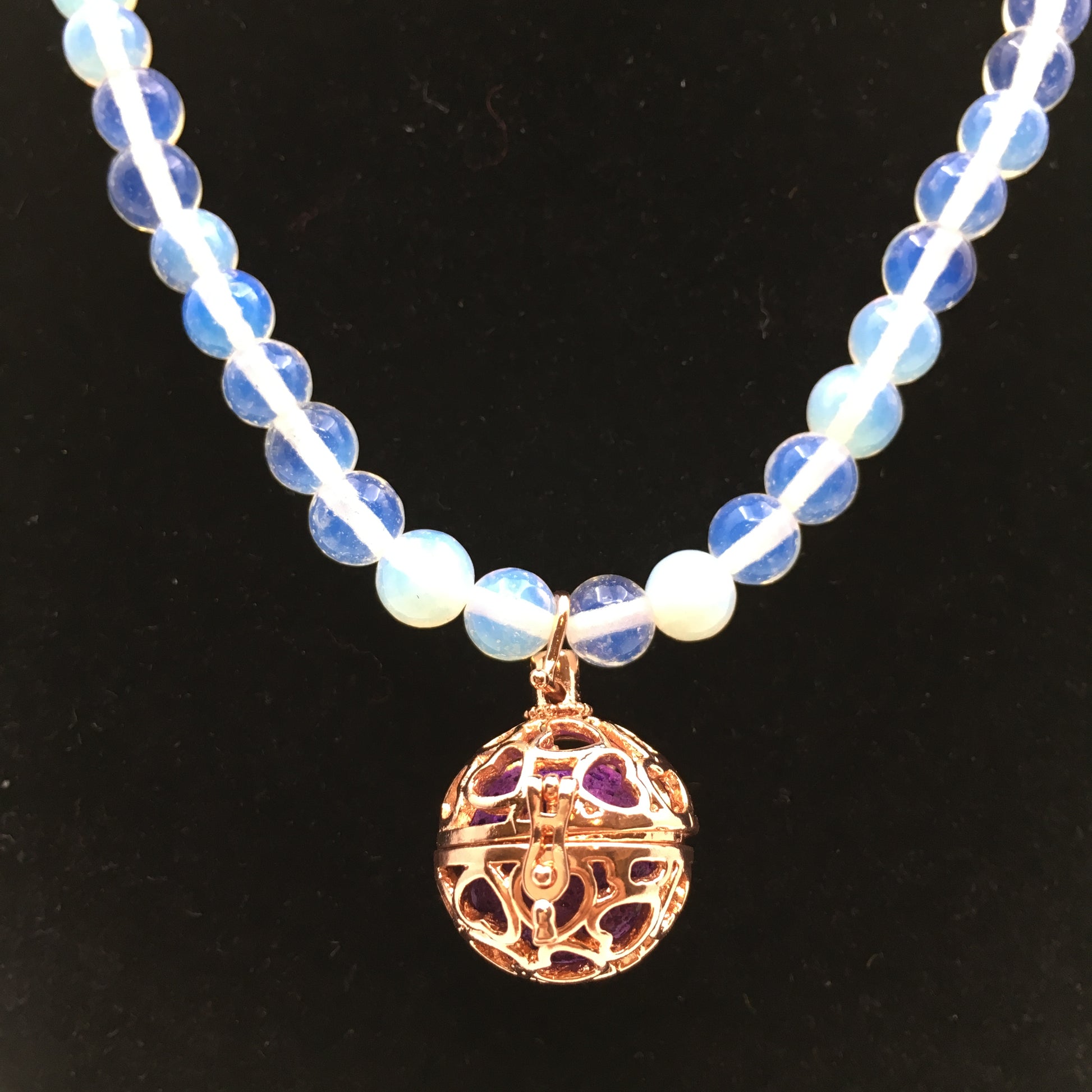 Rose Gold Round Cage Brass Pendant | Bellaire Wholesale
