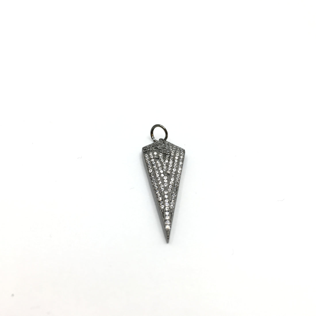 Silver Dagger Micro Pave Bead | Bellaire Wholesale