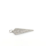 Silver Dagger Micro Pave Bead | Bellaire Wholesale