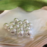 Filigree Beads Silver Plated, polished beads | Bellaire Wholesale