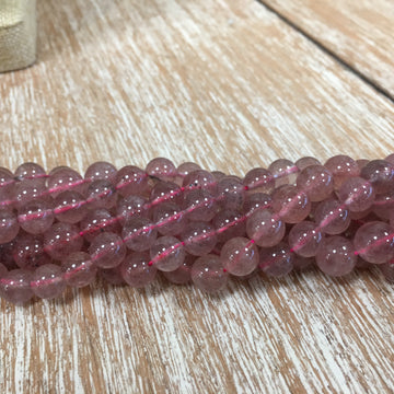 Cherry Quartz Bead in Various Sizes | Bellaire Wholesale