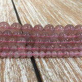 Cherry Quartz Bead in Various Sizes | Bellaire Wholesale