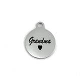 Grandma Laser Engraved Charm | Bellaire Wholesale