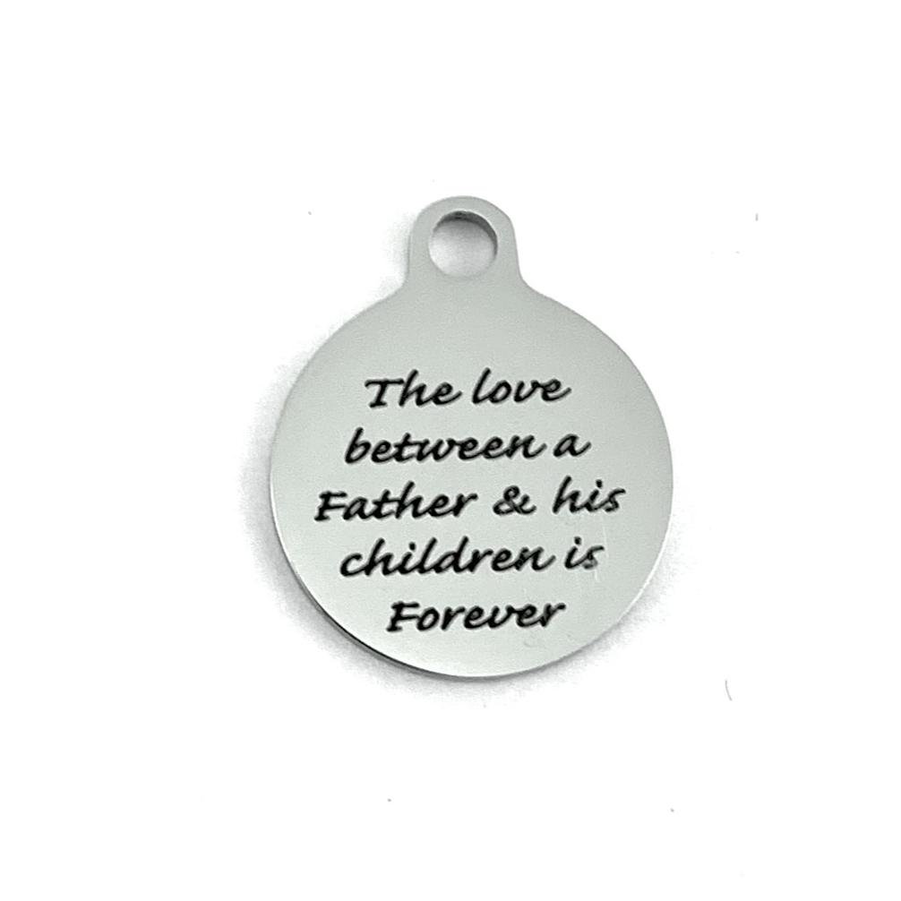 Love between father & his children Custom Charms | Bellaire Wholesale