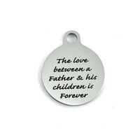 Love between father & his children Custom Charms | Bellaire Wholesale