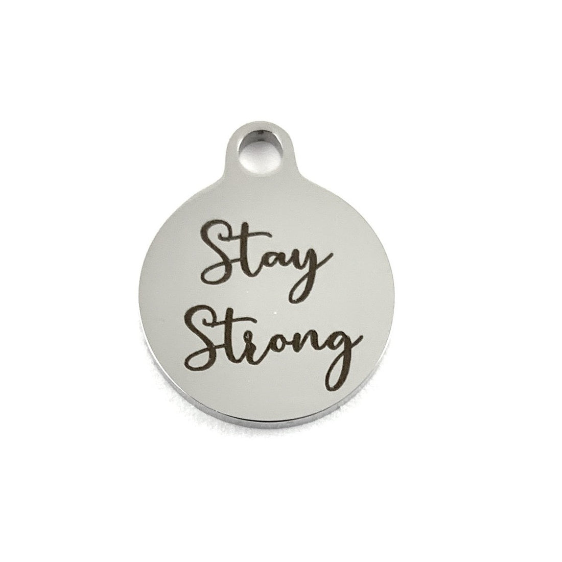 Stay Strong Engraved Charm | Bellaire Wholesale