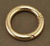 8 Gold Plated Key Chain Rings, 25mm | Bellaire Wholesale
