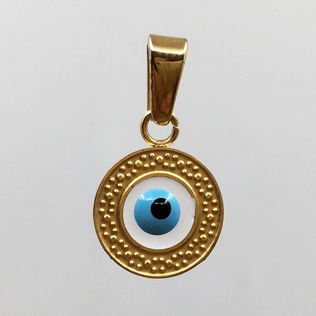 Round Blue Evil Eye Charm | Bellaire Wholesale