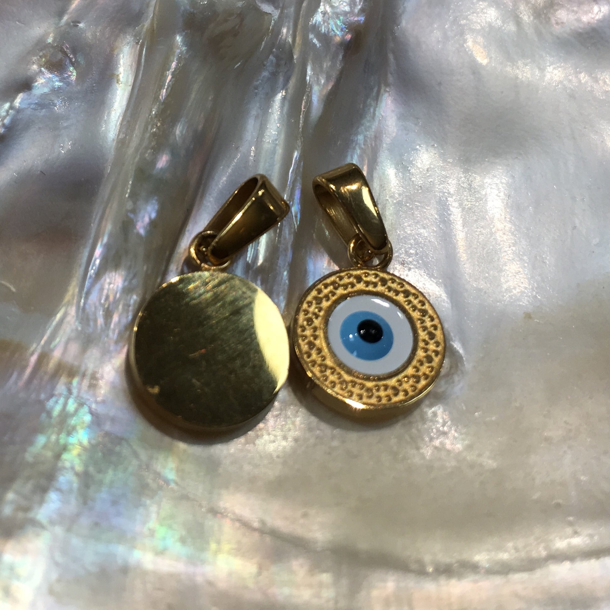 Round Blue Evil Eye Charm | Bellaire Wholesale