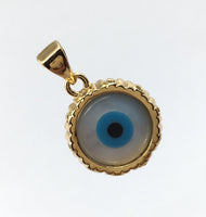 Round Blue Evil Eye Charm | Bellaire Wholesale