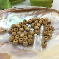 8mm Donut Shaped Wood Bead with 3mm Hole | Bellaire Wholesale