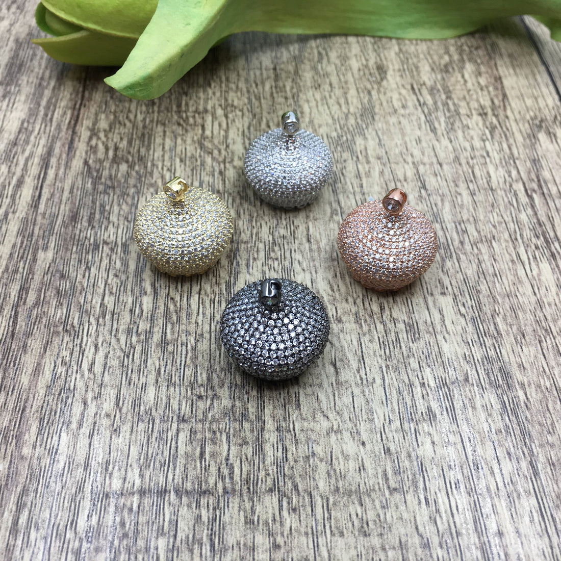 Brass Pave Cap Tassel Findings | Bellaire Wholesale