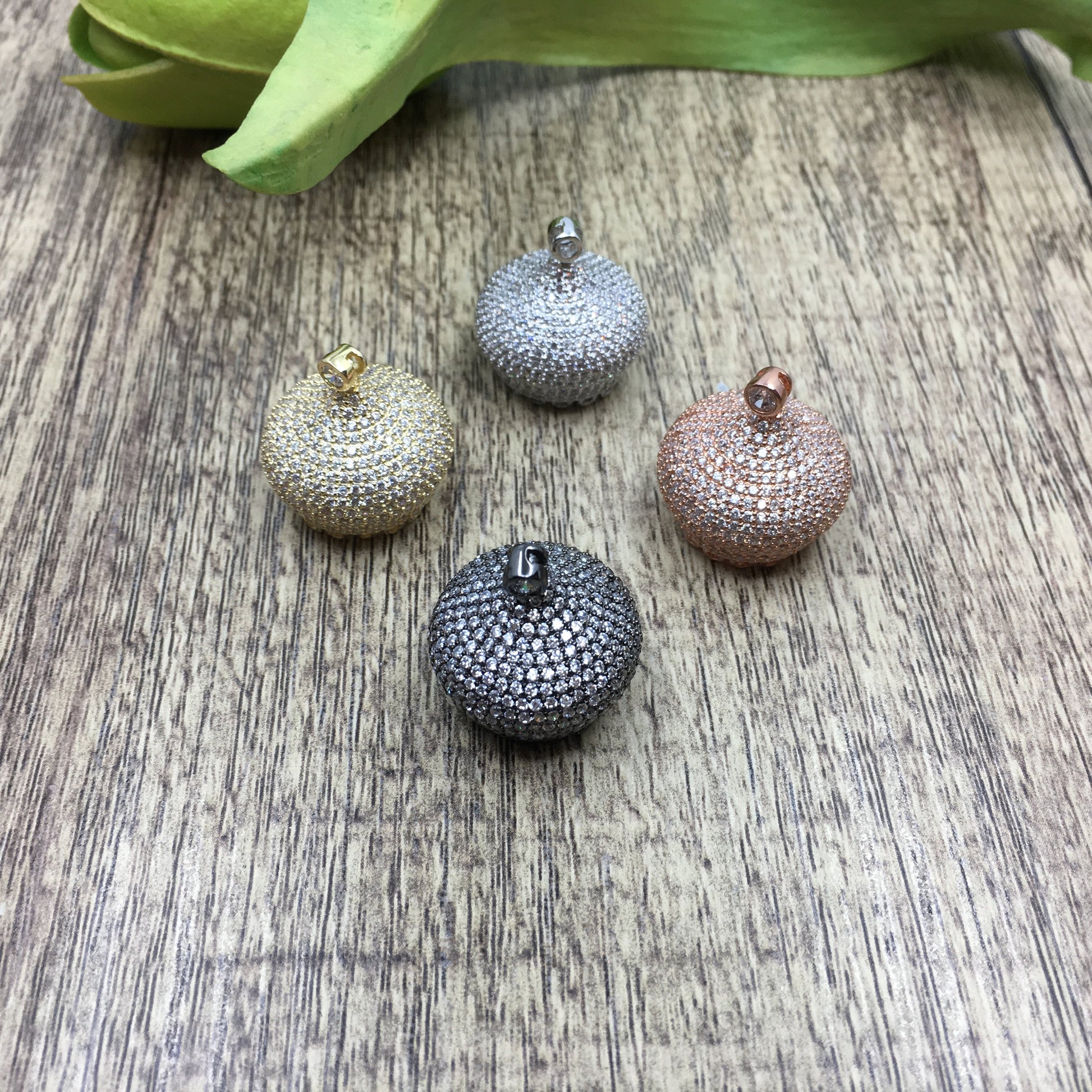 Brass Pave Cap Tassel Findings | Bellaire Wholesale