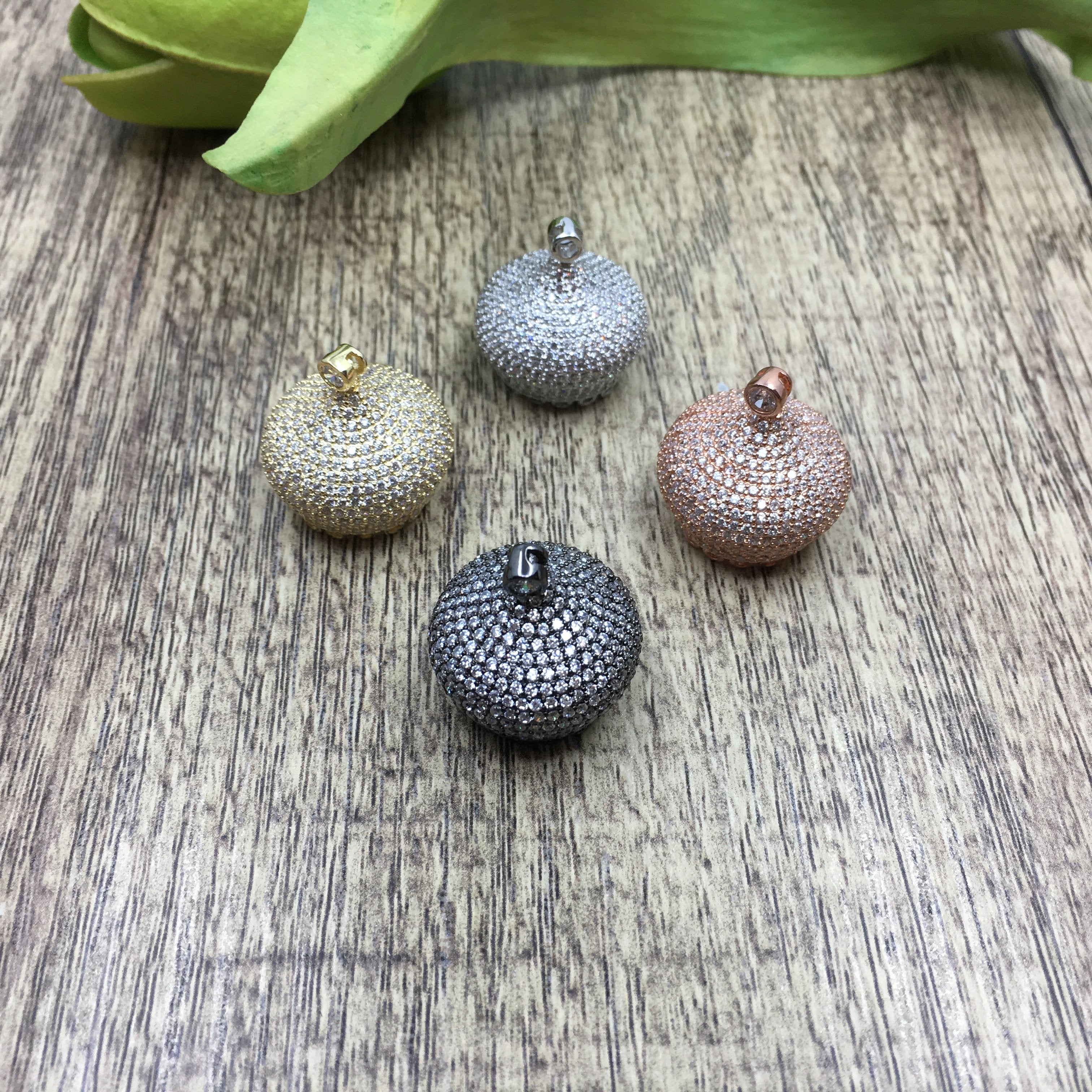 Brass Pave Cap Tassel Findings | Bellaire Wholesale