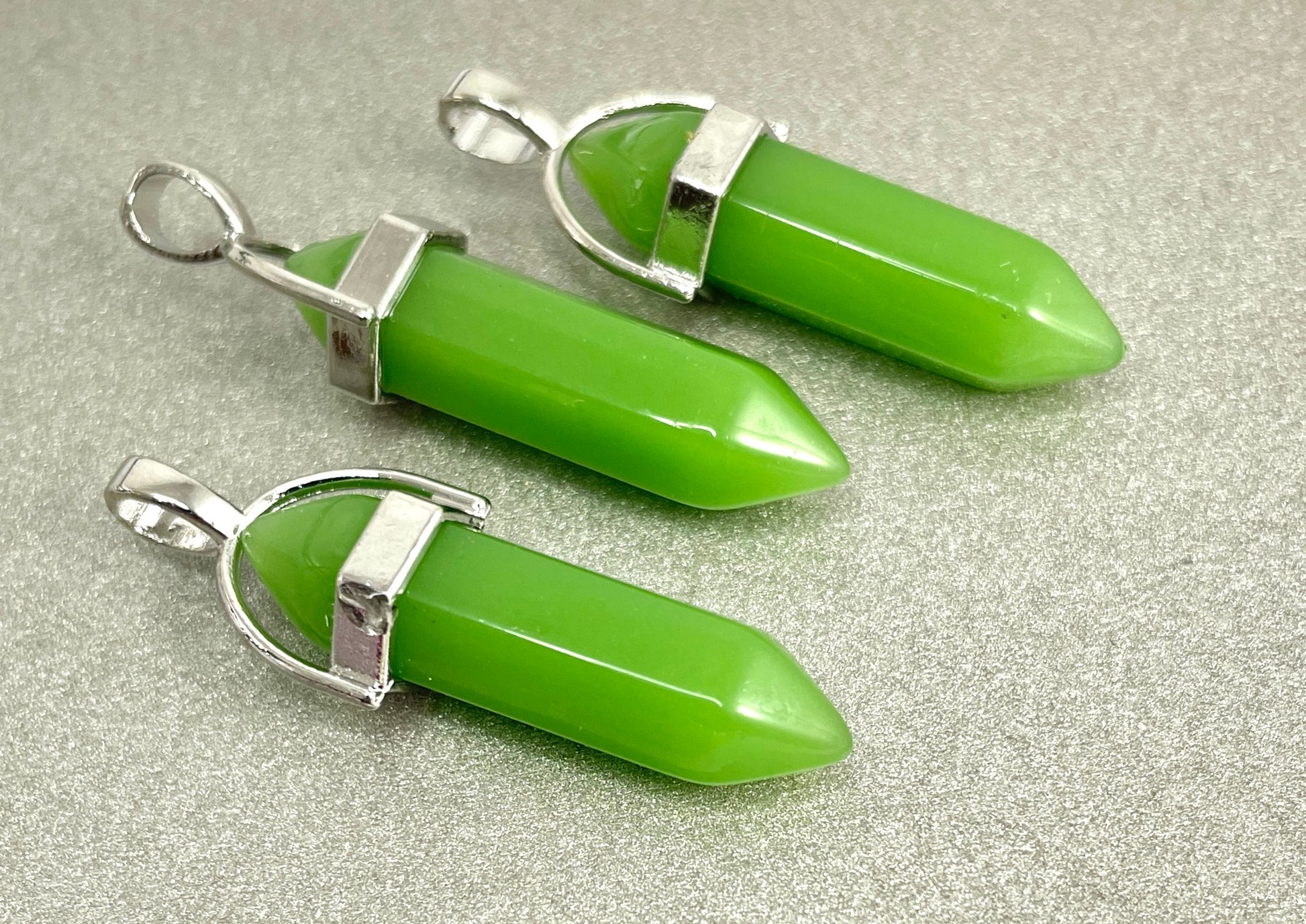 Natural Stone Bullet Pendants | Bellaire Wholesale