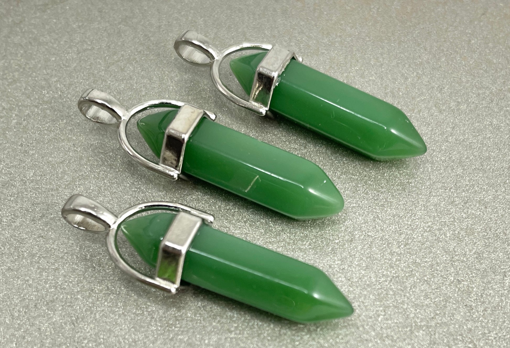 Natural Stone Bullet Pendants | Bellaire Wholesale
