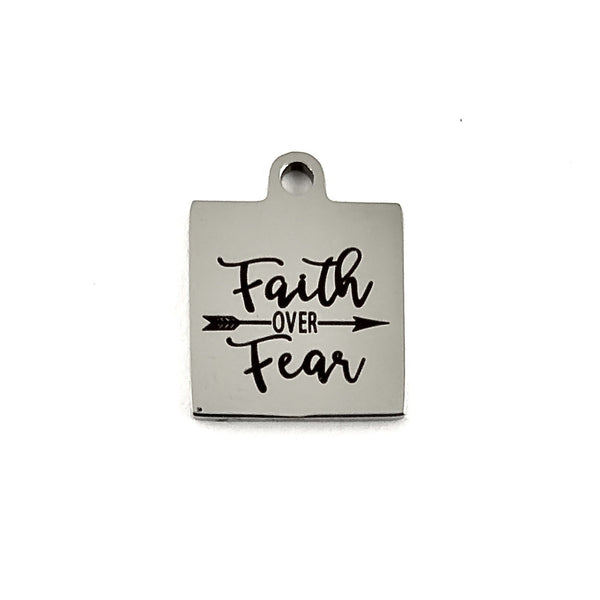 Faith Over Fear Customized Charms | Bellaire Wholesale
